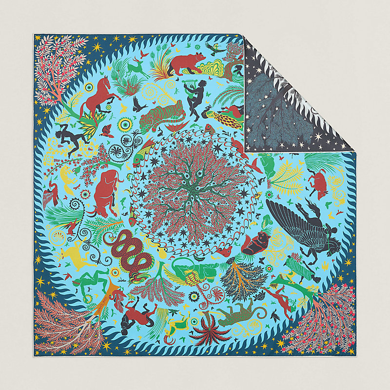 HERMES 新作 スカーフ ダブルフェイス Sous le Charme d'Orphee Doubleface-Seidentuch Sous le Charme d'Orphée | Hermès